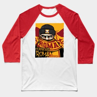 Curva Sud Roma Baseball T-Shirt